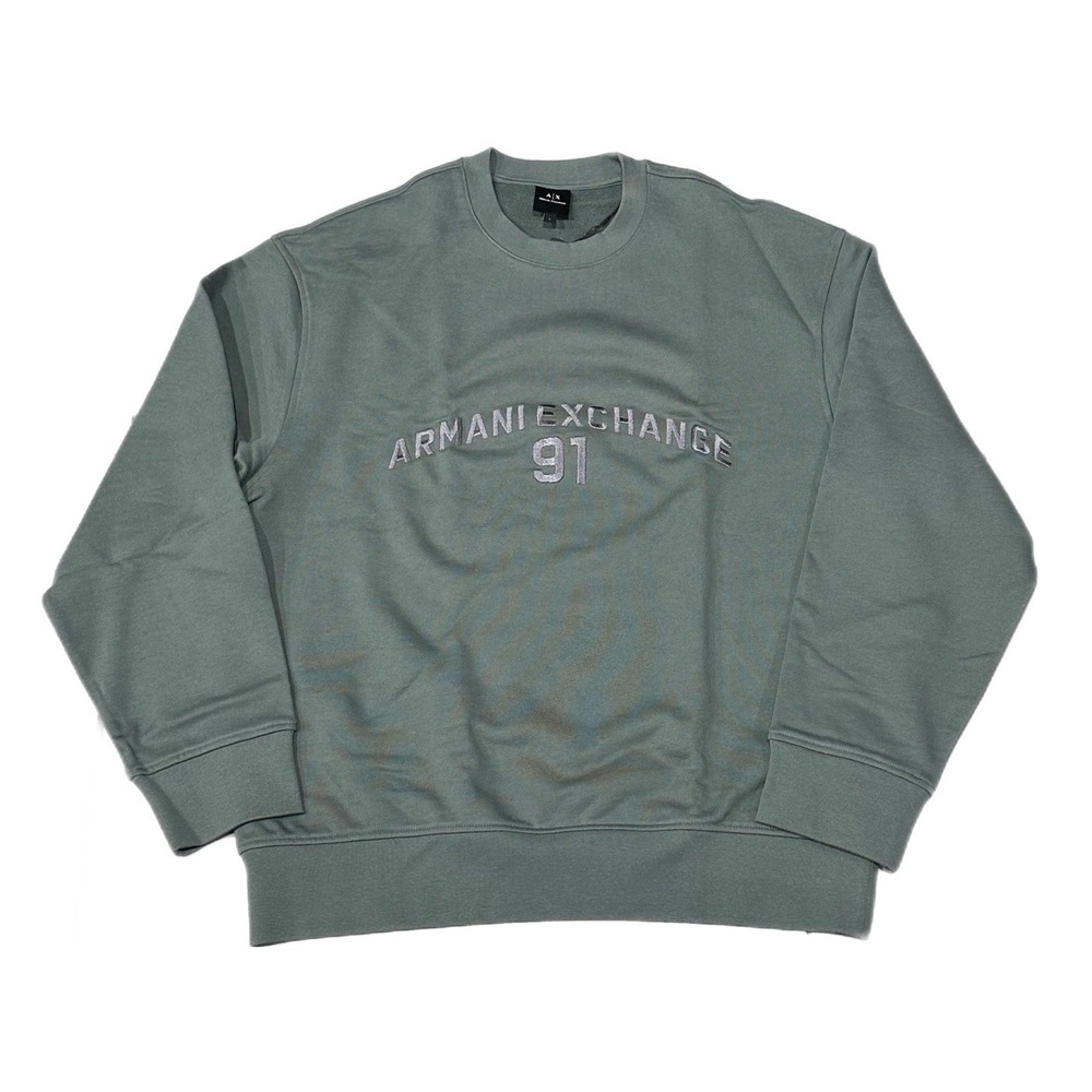 ARMANI EXCHANGE SWEATER 3DZMLK 1888 GREEN NWT MSRP $130 SIZE S‎